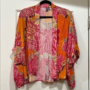 Blank London Floral Kimono Cardigan One Size